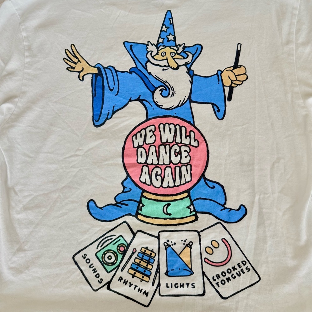 Crooked Tongues “We Will Dance Again” graphic tee
